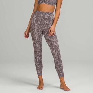 LULULEMON- Align High-Rise Pant 25" Hideaway Camo Size 4